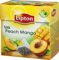 Mängden socker i Lipton Peach Mango Tea 20x1.8 gr, 1 Boîte