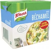 Mängden socker i Knorr Sauce liquide Béchamel - Offre Saisonnière 50cl