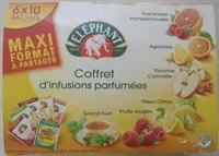 Mängden socker i Coffret d'infusions parfumées