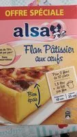 Mängden socker i Flan pâtissier aux oeufs