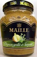 Mängden socker i Moutarde au vin blanc à l'oignon grillé et au serpolet Maille