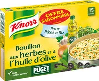 Mängden socker i Knorr Bouillon Cube Herbes et Huile D'Olive Puget - Offre Saisonnière - 15 Tablettes - 150g