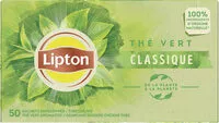 Mängden socker i Lipton Thé Vert Classique Goût Léger & Subtil 50 Sachets