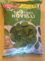 Mängden socker i Spinaci in foglia NOVELLI