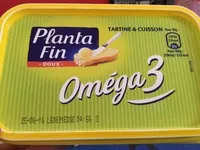 Mängden socker i Planta fin Oméga 3