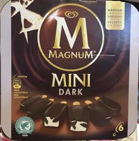 Mängden socker i 360ML 6 Magnum Mini Chocolat Noir Miko