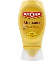 Mängden socker i Amora Moutarde Douce Flacon Souple 260g