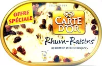 Mängden socker i Rhum Raisins Carte d'Or