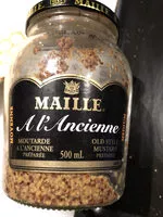 Mängden socker i Moutarde à l’ancienne