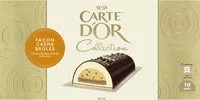 Mängden socker i Carte D'or Collection Buche Glacée Façon Crème Brûlée 9 parts 900ml