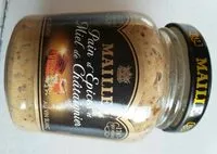 Mängden socker i Moutarde vin blanc Pain épices miel chataigner