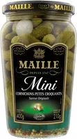 Mängden socker i Maille Mini Cornichons Petits Croquants Bocal 210g