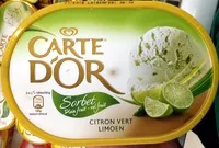 Mängden socker i Sorbet Citron Vert