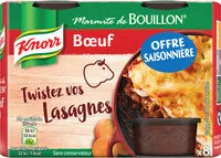 Mängden socker i Knorr Marmite de Bouillon Bœuf Offre Spéciale x 8