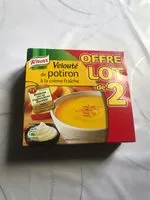 Mängden socker i Veloute de potiron creme fraiche