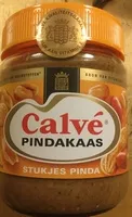 Mängden socker i Pindakaas, stukjes pinda