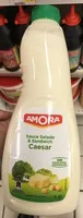 Mängden socker i Amora Sauce Salade & Sandwich Ceasar 1L