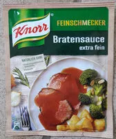 Mängden socker i Knorr Bratensauce. extra fein