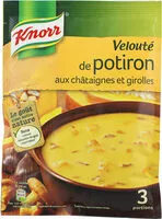 Mängden socker i Knorr Velouté Déshydraté Potiron Châtaignes Girolles Sachet 3 Portions - 66g