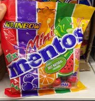 Mängden socker i Mentos Mini Rainbow