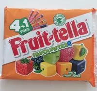 Mängden socker i FruitTella