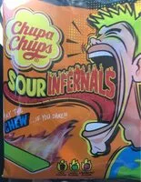 Mängden socker i Sour Infernals Assorted Flavour Sour Chewy Sweets