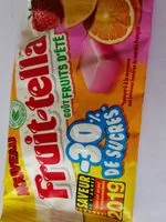 Mängden socker i Fruit tella  -30% de sucres