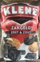 Mängden socker i Zakgeld zoet & zout