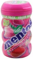 Mängden socker i Mentos Chewy Bottle Strawberry Mix X8