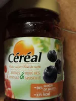 Mängden socker i Confiture myrtilles & groseille