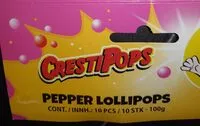 Mängden socker i Pepper Lollipops
