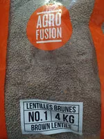 Mängden socker i Brown lentils