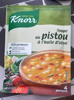 Mängden socker i soupe au pistou à l’huile d’olive