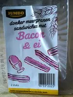 Mängden socker i Sandwiches bacon & ei