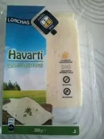 Mängden socker i Queso havarti en lonchas
