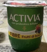 Mängden socker i Activia fibre frutti di bosco crusca