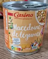 Mängden socker i Macédoine de légumes