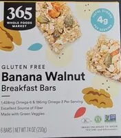 Mängden socker i Banana Walnut  Breakfast Bars