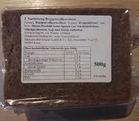 Mängden socker i Pain au seigle complet