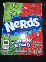 Mängden socker i Nerds - Watermelon & Cherry flavoured