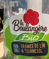 Mängden socker i Pain graines de lin et tournesol