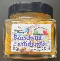 Mängden socker i Bruschetta artichauts