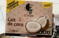 Mängden socker i Lait de coco