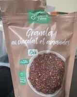 Mängden socker i Granola au chocolat et amandes