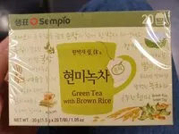 Mängden socker i Green Tea with Brown Rice (현미녹차)