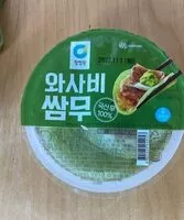 Mängden socker i Chongga sliced wrapping wasabi radis