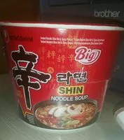 Mängden socker i Shin noodle spicy