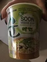 Mängden socker i Soon Veggie Cup Noodle Soup