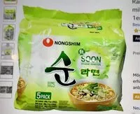 Mängden socker i Koreanische Gemüse Ramen Suppe
