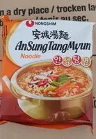 Mängden socker i Ansung tang myun noodle